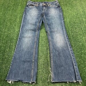 VTG Mossimo Supply Co Jeans Womens Size 9 30x29" Blue Medium Flare Bootcut Y2K